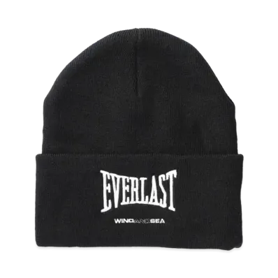 WIND AND SEA x EVERLAST BEANIE "Black"