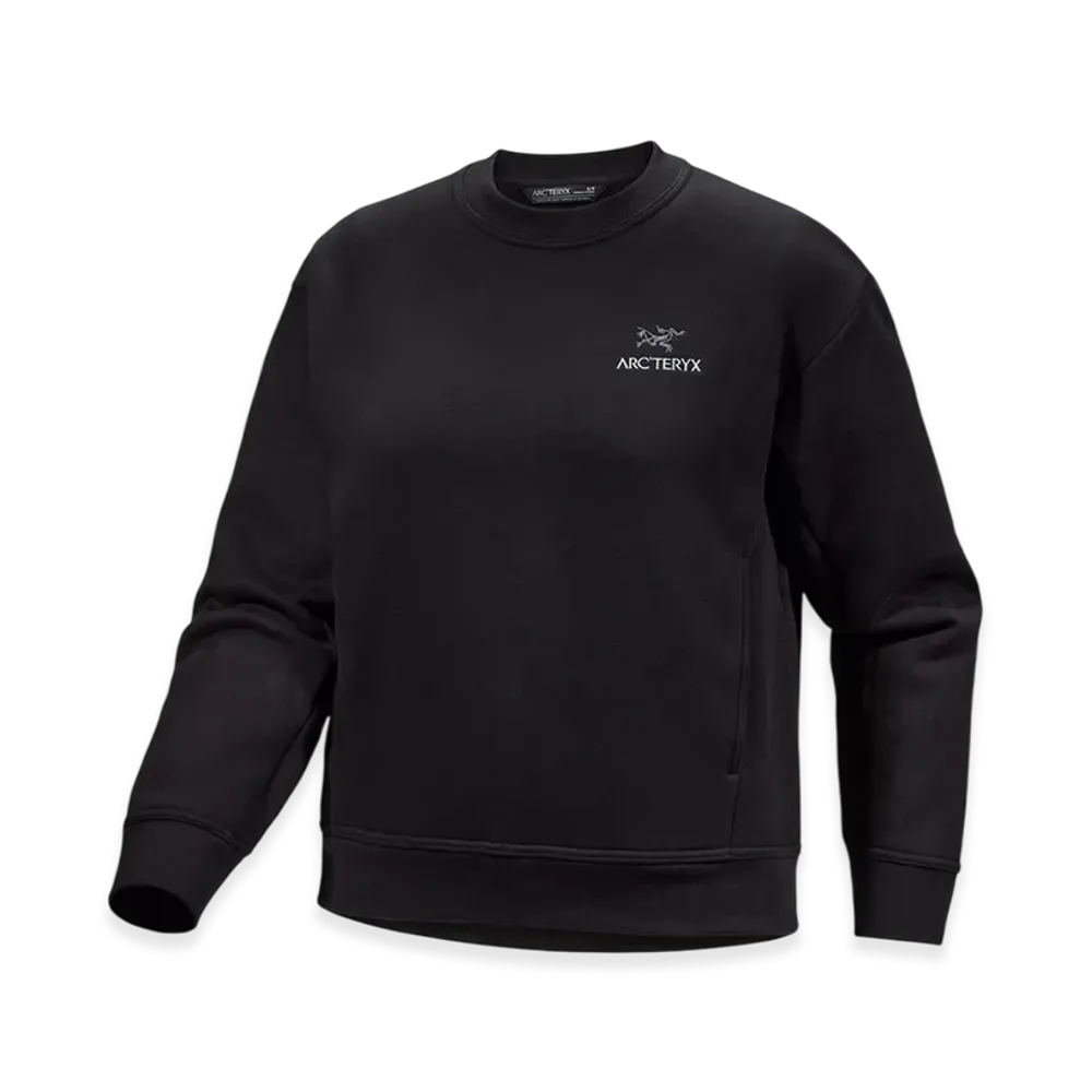 ARC'TERYX Women's Emblem Fleece Crew "Black" X000009312