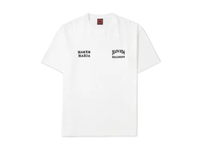WACKO MARIA x Death Row Records Washed Heavy Weight T-Shirt "White"