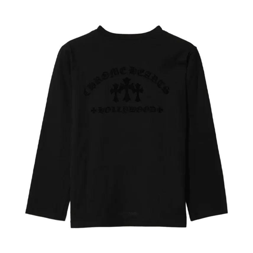 クロムハーツ セメタリー クロスパッチ ロングスリーブTシャツ クロムハーツ セメタリー クロスパッチ ロングスリーブTシャツ
