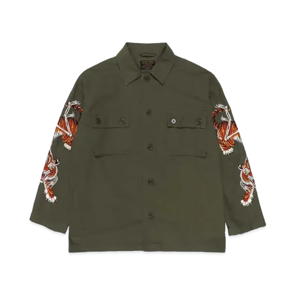 WACKO MARIA TIM LEHI / Army Shirt #1 "Khaki"