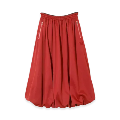 NEEDLES Balloon Track Skirt - Bright Jersey "Red"