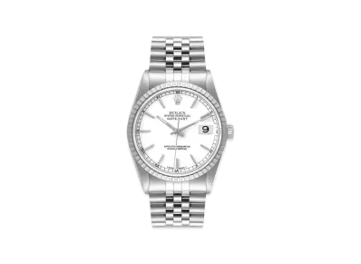 ROLEX Datejust "White/Stainless Steel"