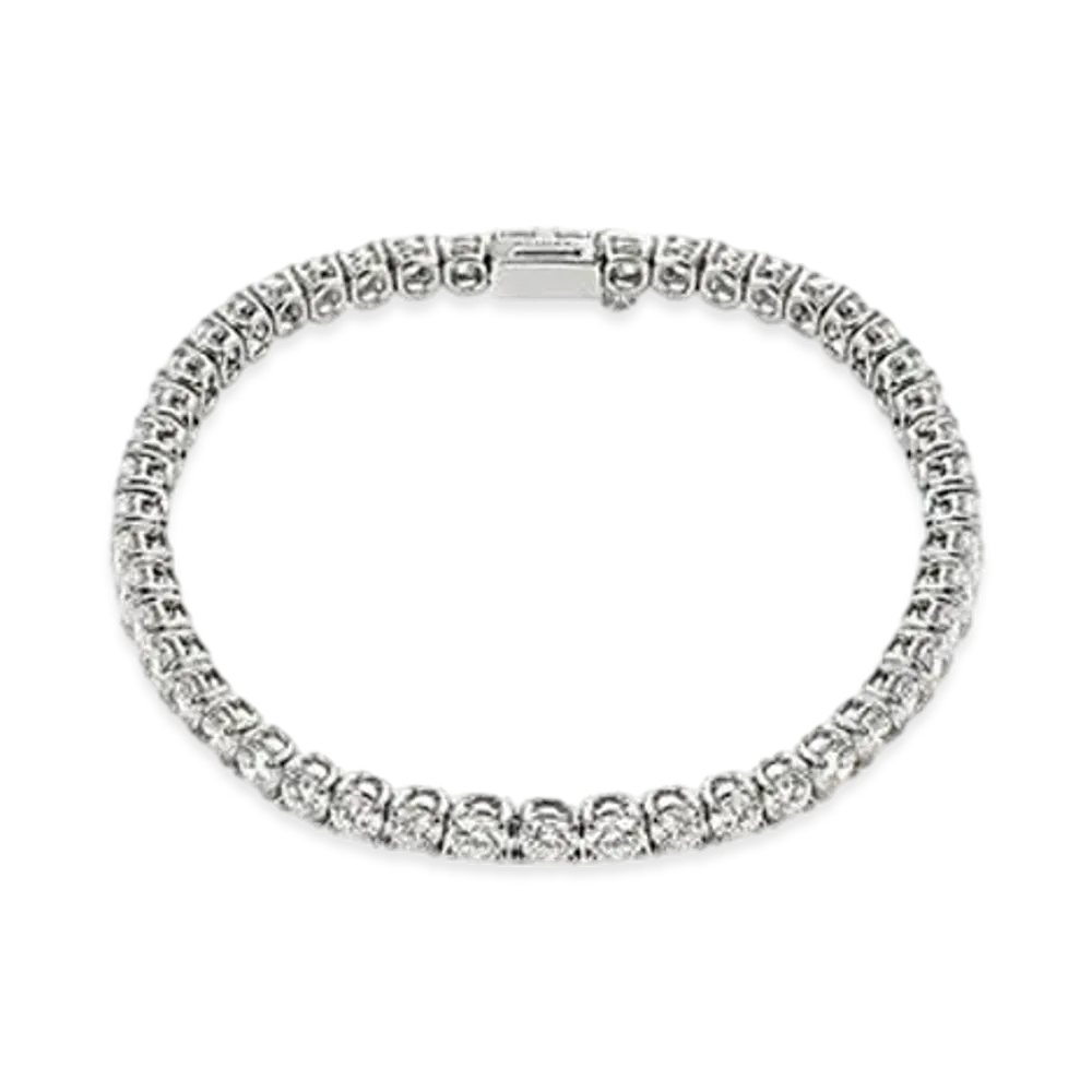 BVLGARI Corona Tennis Bracelet Diamond "White Gold"