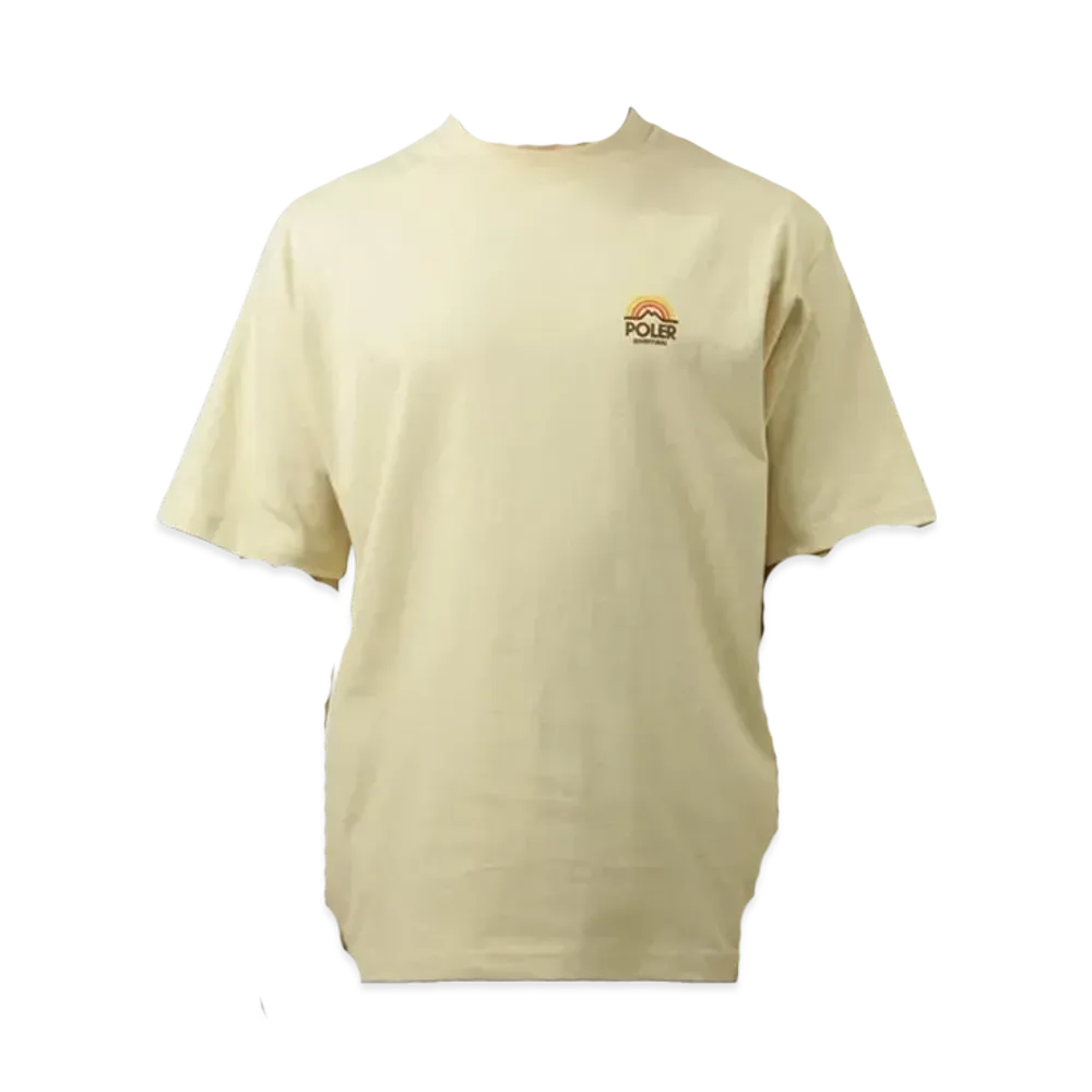 POLeR Rainbow Relaxed Fit Crew Neck SS Tee "Sand"