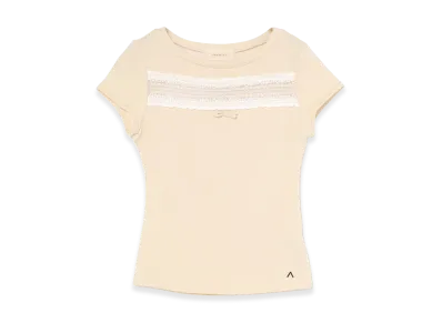 ANDMARY Women's Sophia Lace Tops "Ivory"
