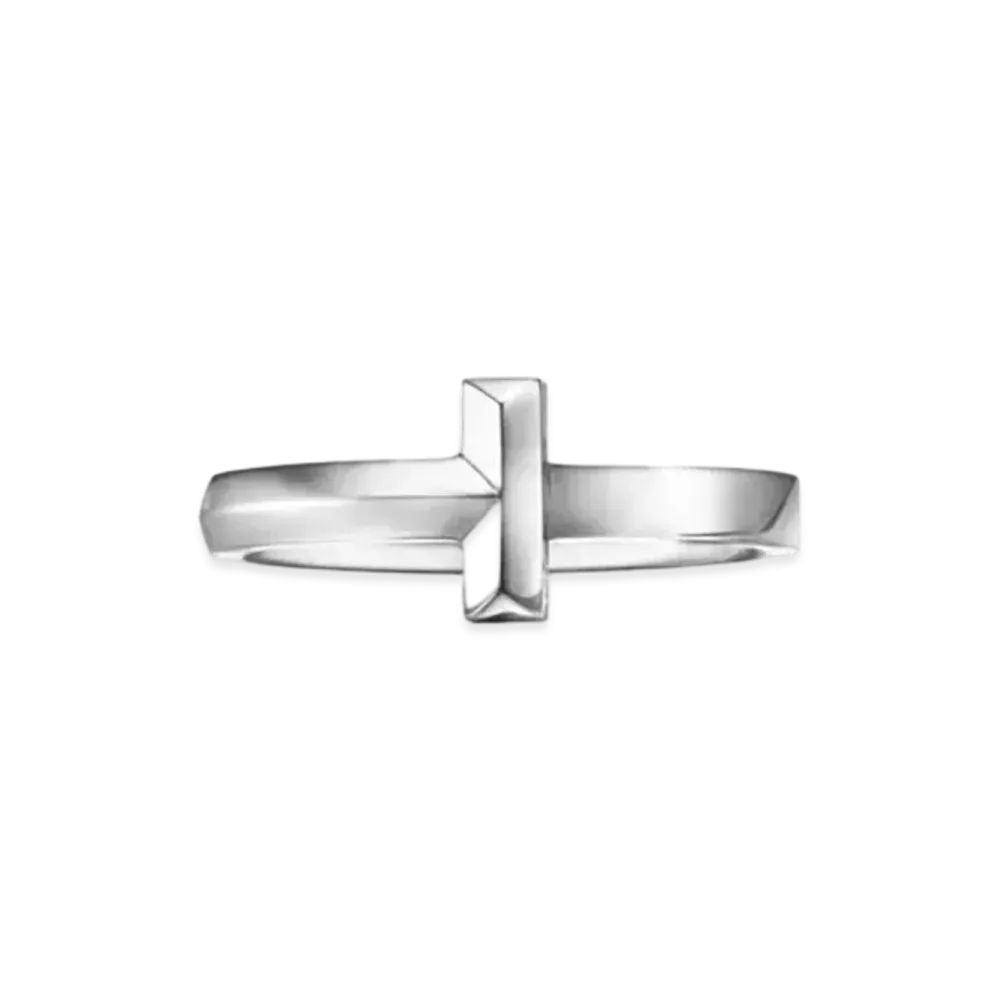 Tiffany & Co. Tiffany T T1 Ring 2.5mm 18K "White Gold"