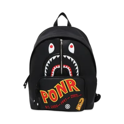 A BATHING APE Women's 2nd Shark Daypack "Black"