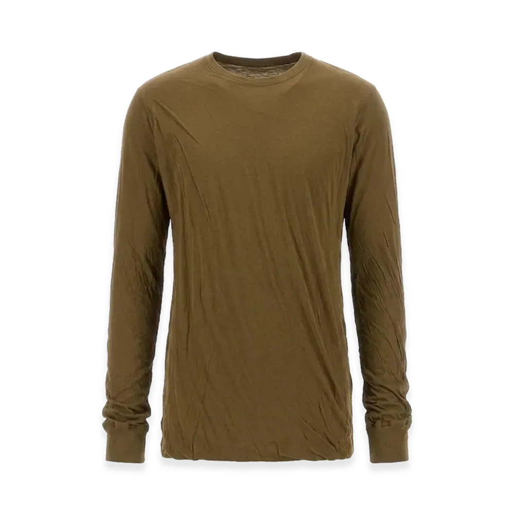Rick Owens Cotton T-Shirt "Green"