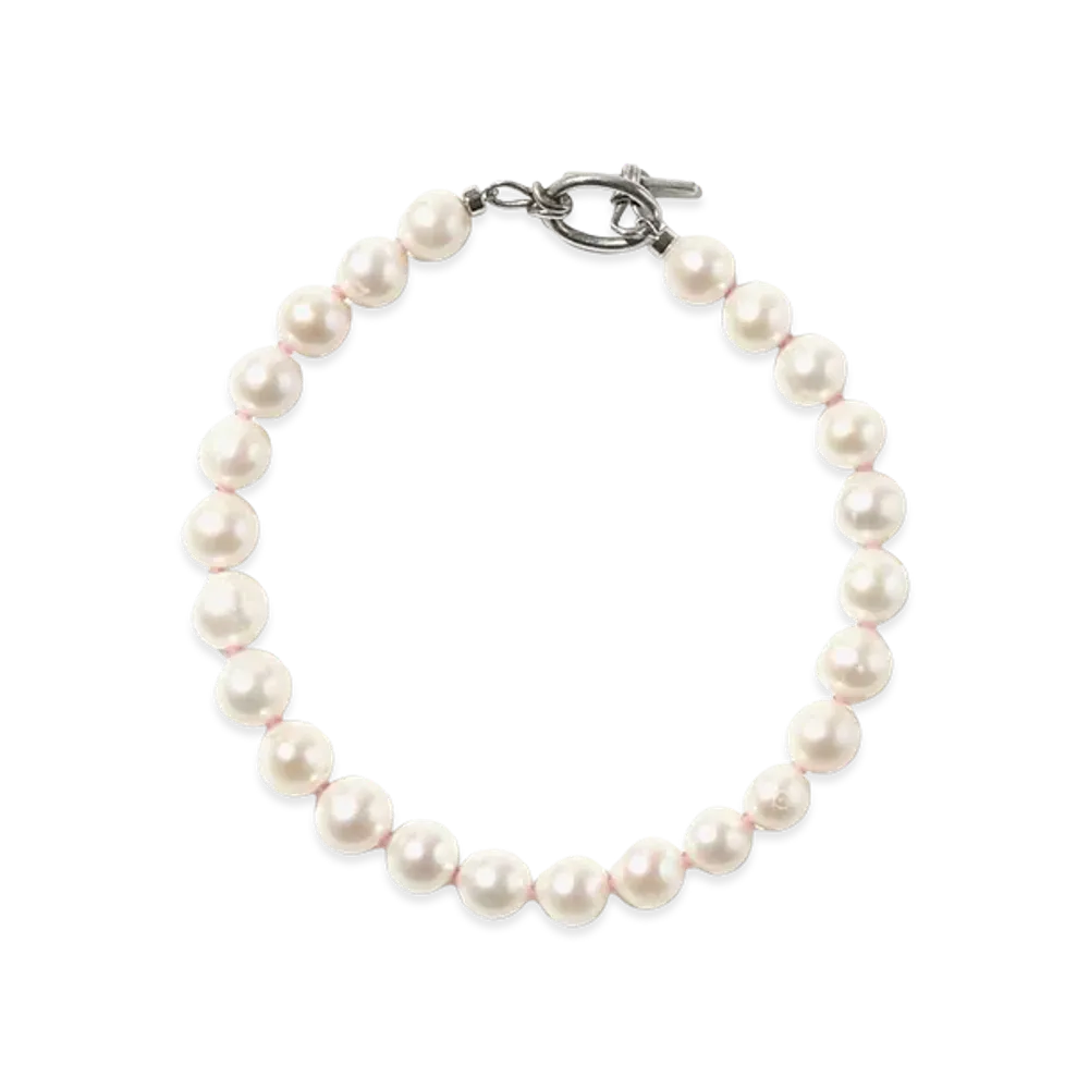 NEEDLES Bracelet White Pearl "White"