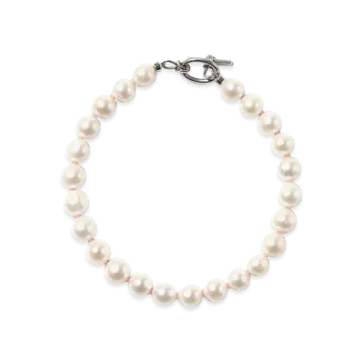 NEEDLES Bracelet White Pearl "White"