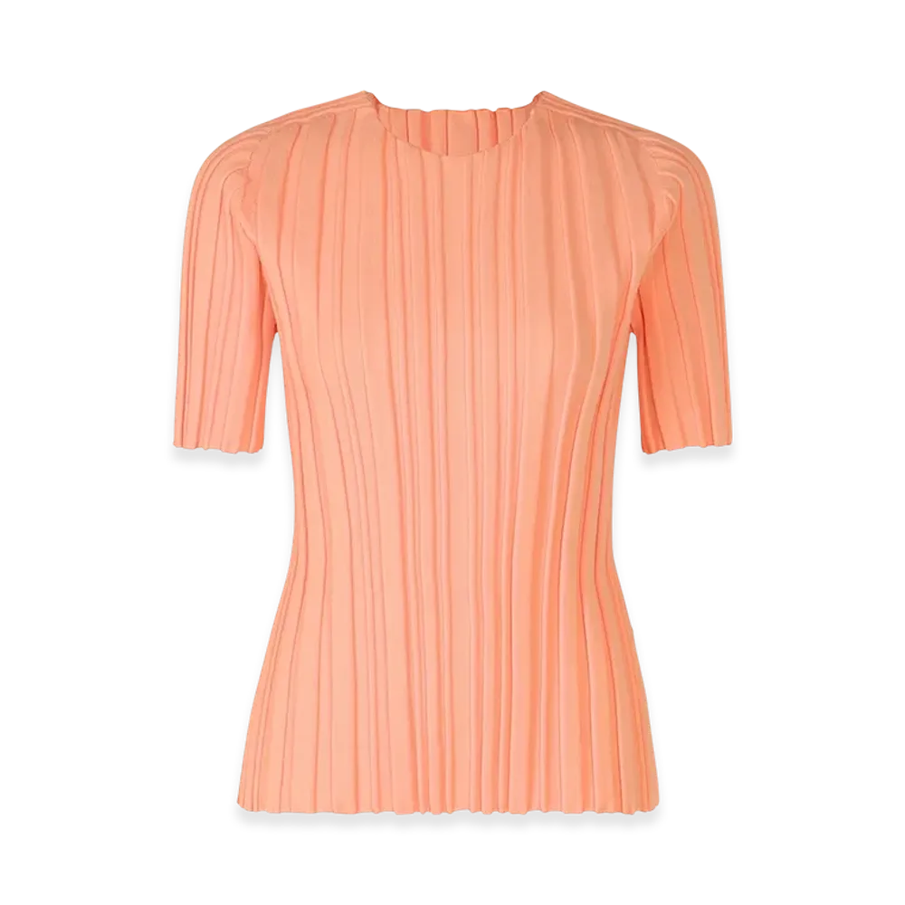 PLEATS PLEASE ISSEY MIYAKE Rib Knit "Light Pink"