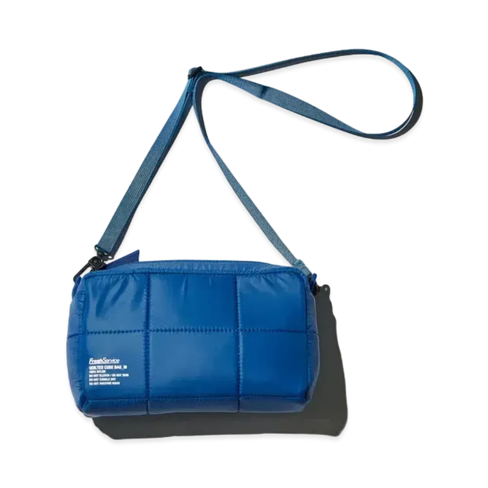 FreshService Quilted Cube Bag_M "Blue"