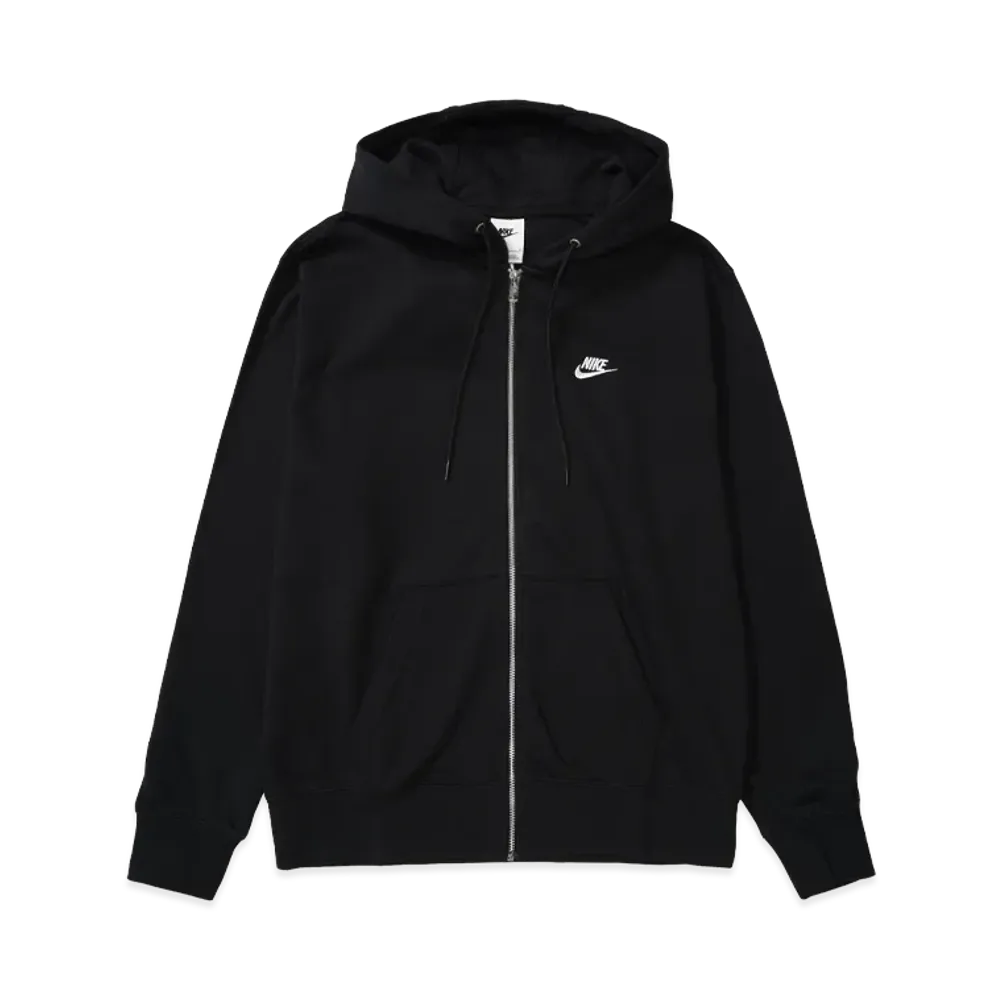 Nike Club Ft Full Zip Hoodie "Black"