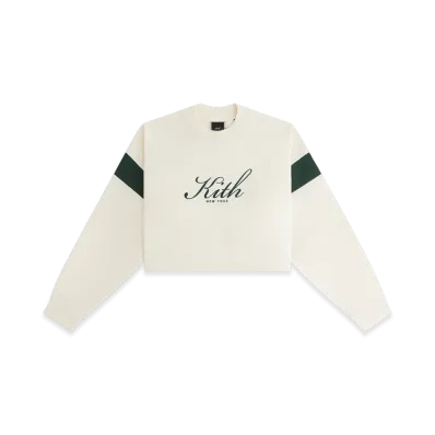 Kith Women Jasper Script Long Sleeve "Sandrift"