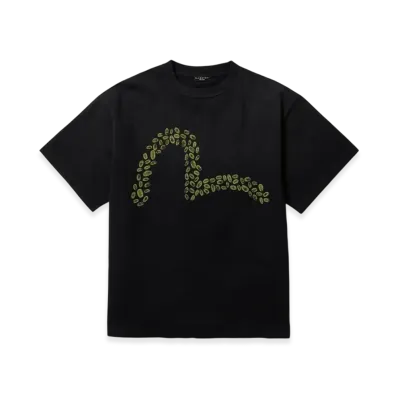 F-LAGSTUF-F x EVISU SS T-Shirt "Black"