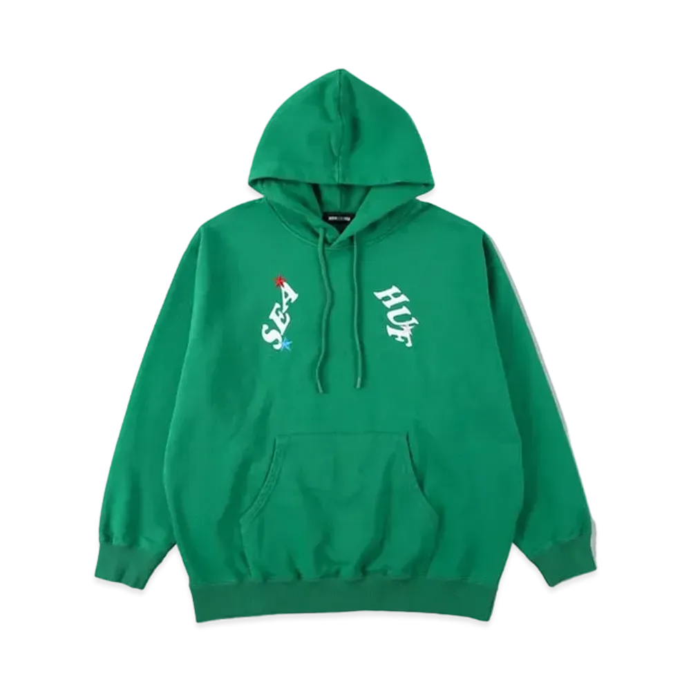 WIND AND SEA x HUF Hoodie "Green"