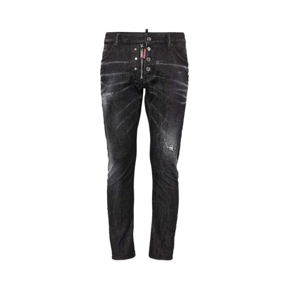 Dsquared2 Black Easy Wash Sexy Twist Jeans "Black"