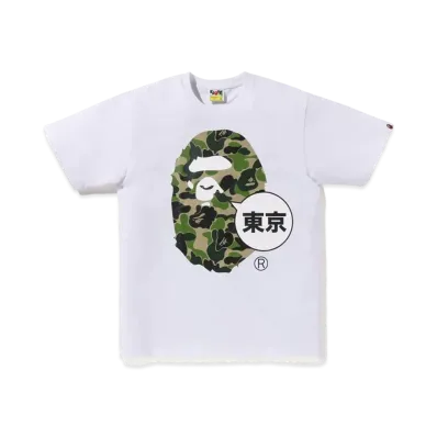 A BATHING APE City Tee Tokyo Big Ape Head "White"