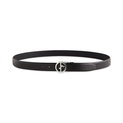 Kith x Giorgio Armani Reversible Leather Belt "Black"