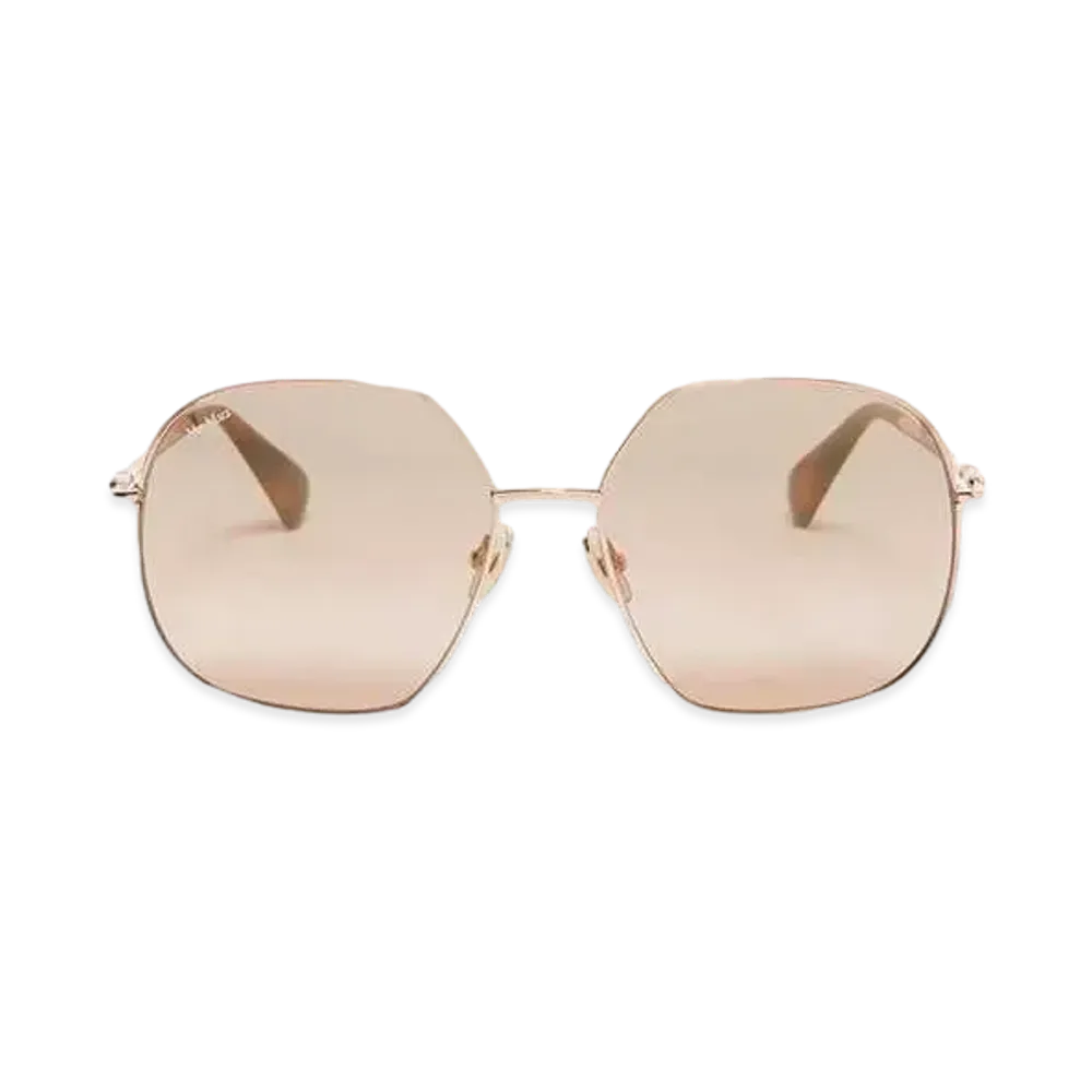 Max Mara Designer Metal Sunglasses "Gold"