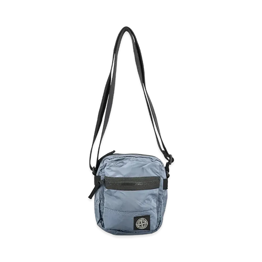 Stone Island Technical Fabric Shoulder Bag "LightBlue"
