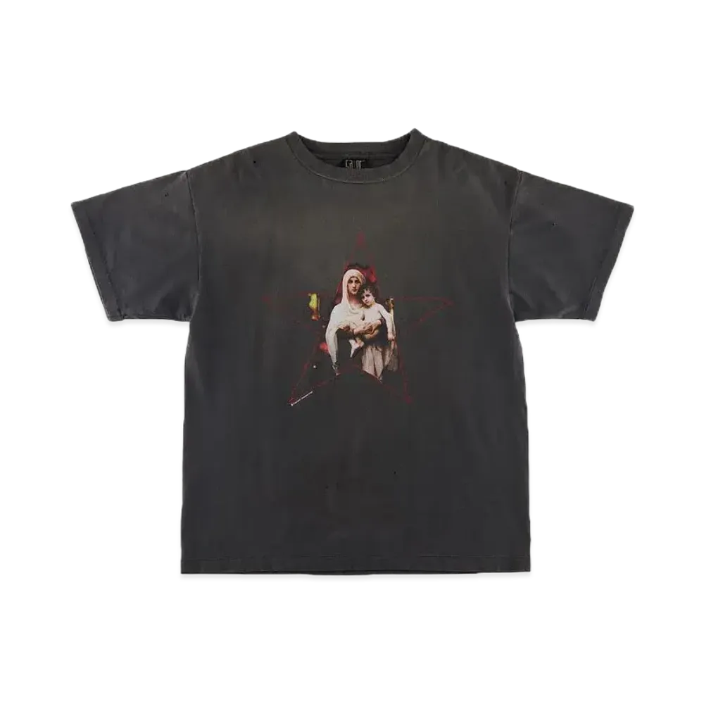 SAINT Mxxxxxx  23SS STR Maria SS Tee "Black"