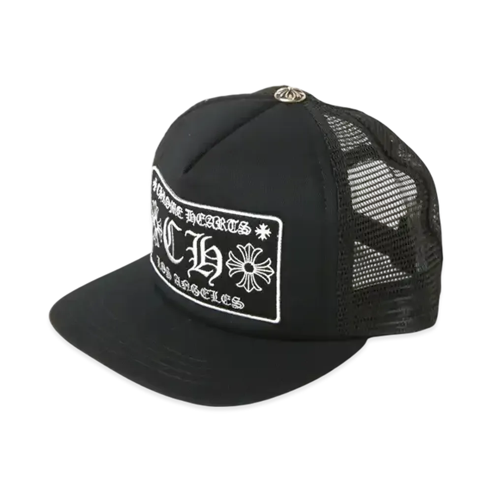 Chrome Hearts CH Trucker Cap Los Angeles Exclusive "Black"