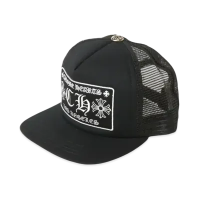 Chrome Hearts CH Trucker Cap Los Angeles Exclusive "Black"