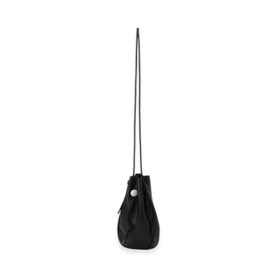 S'YTE Concho Drawstring Leather Shoulder Bag "Black"