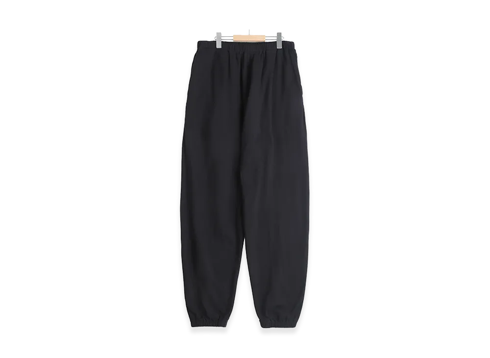 COMOLI LW Cotton French Terry Pants "Black"