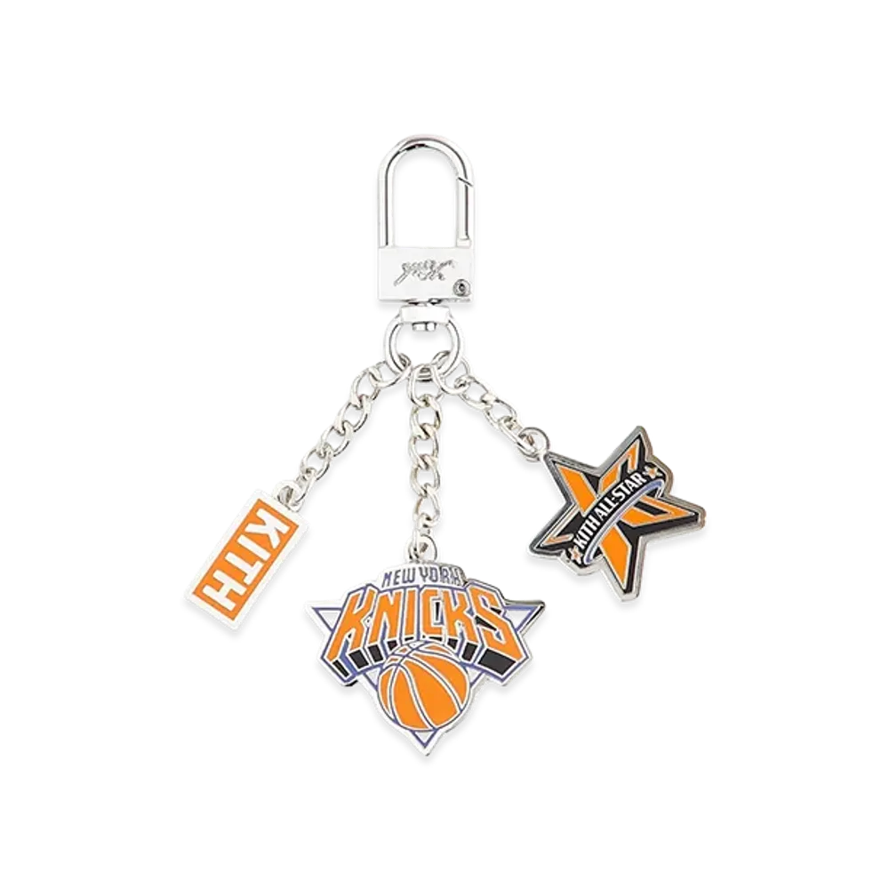 Kith x NBA All-Star New York Knicks Keychain "Silver"