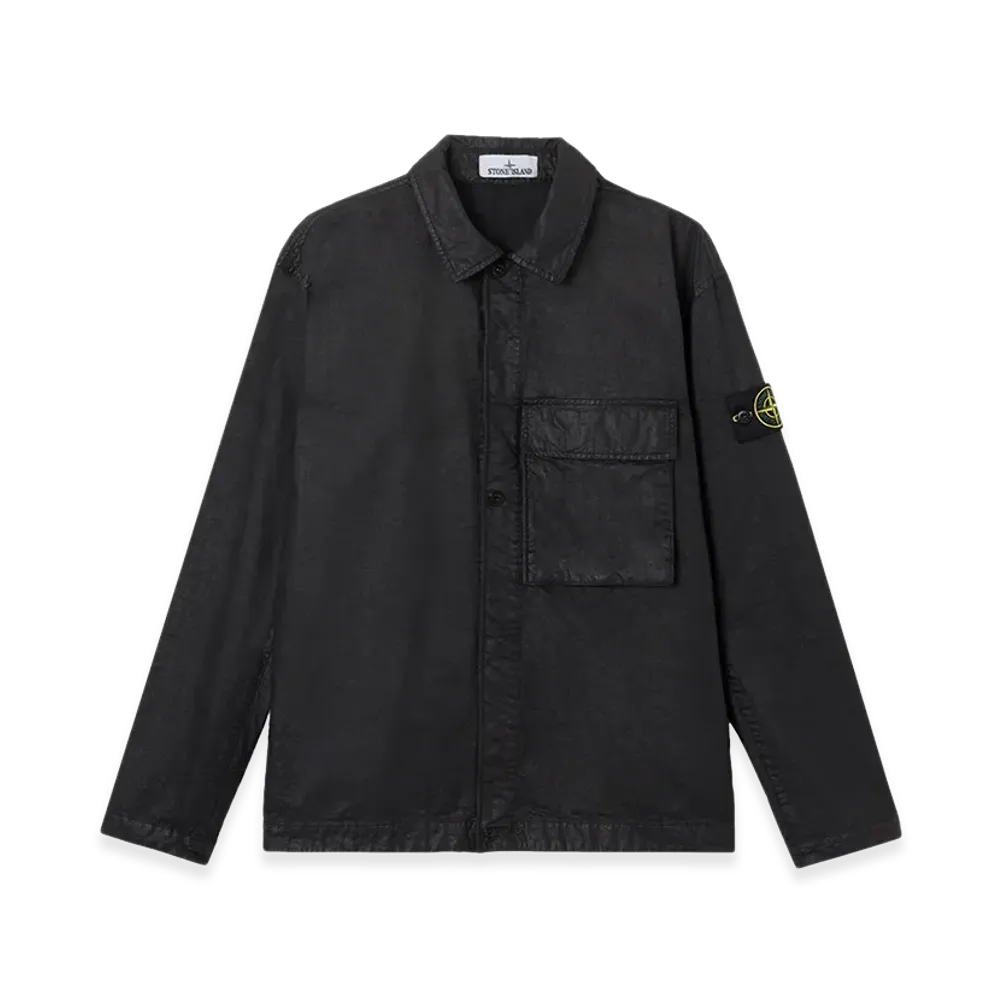 Stone Island Nylon Shirt "Black"