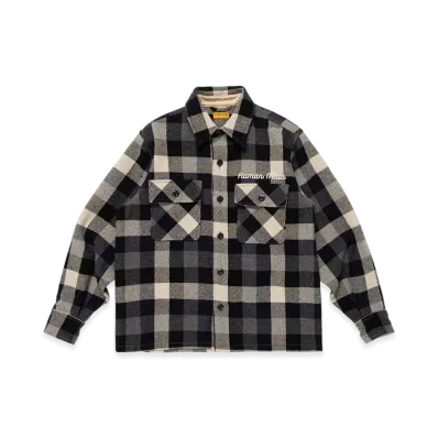 HUMAN MADE Wool Check Shirt Jacket "Black"