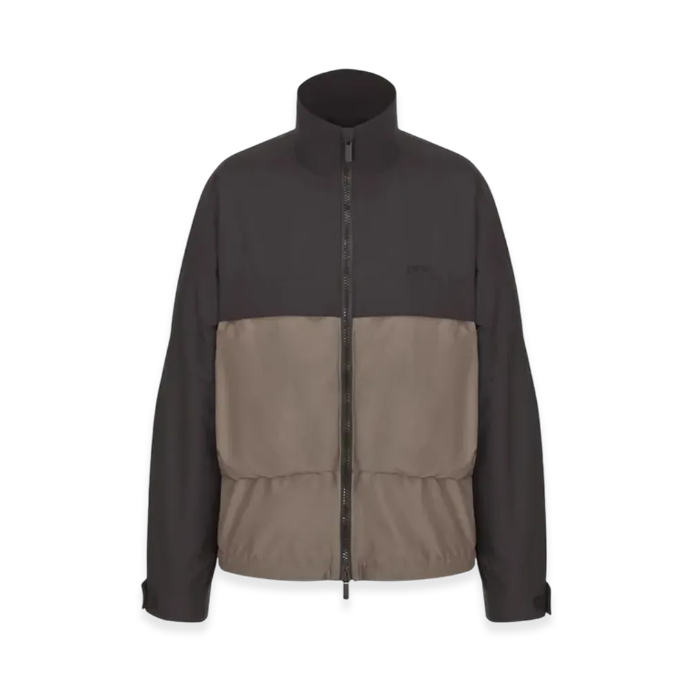 Dior Blouson Jacket Technical Silk "Black/Brown"