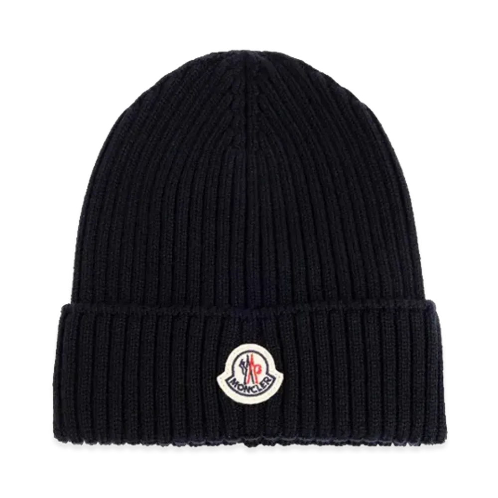 MONCLER Kids Beanie "Navy Blue"