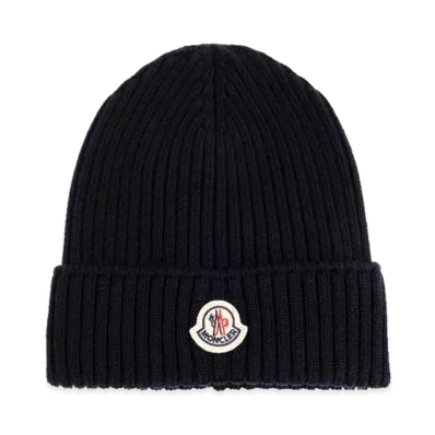 MONCLER Kids Beanie "Navy Blue"