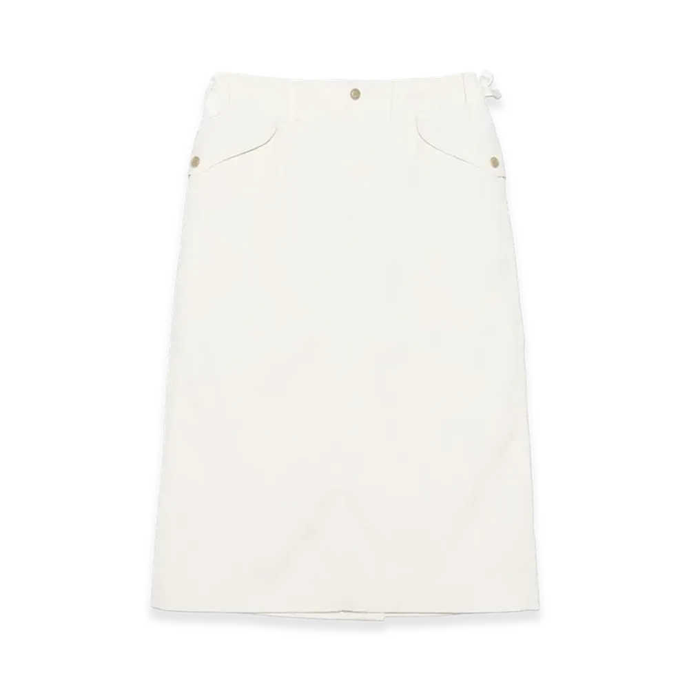 nanamica Relaxed Fit Cargo Skirt "Dry Sand"