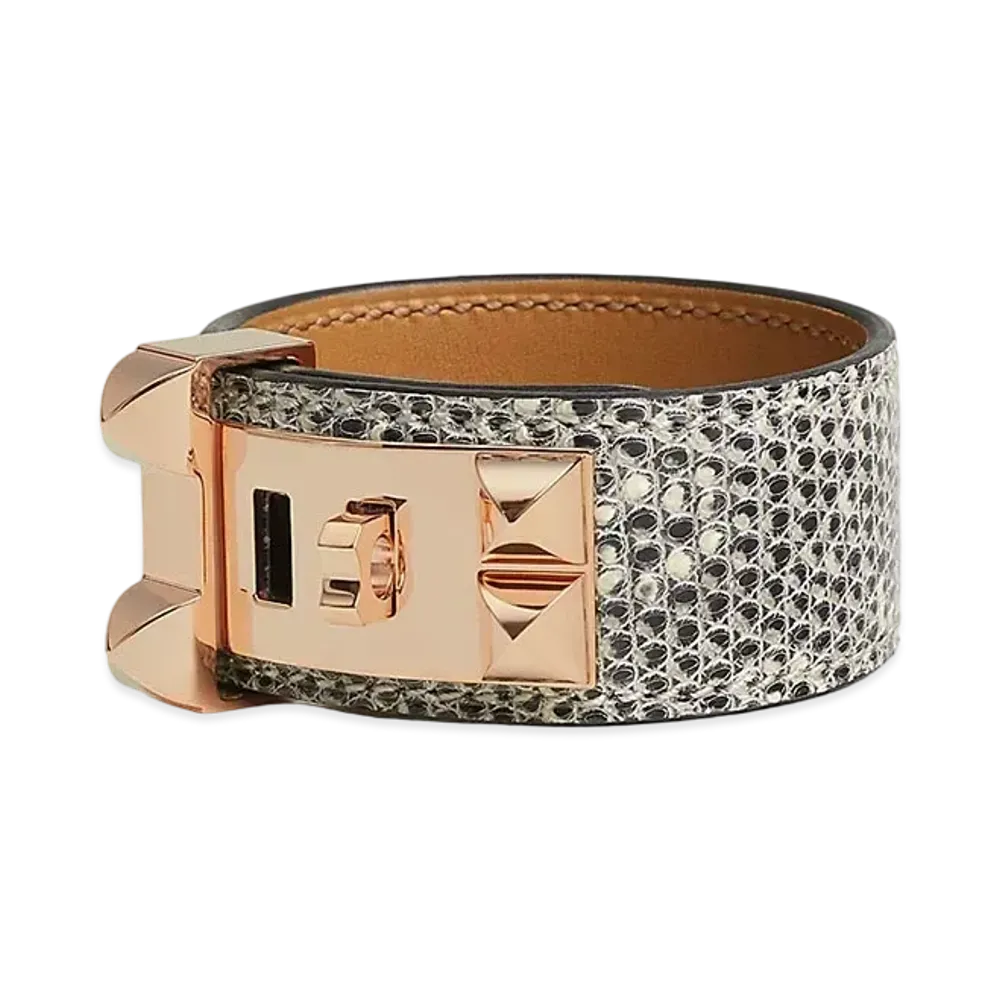 Hermes Collier de Chien 24 Bracelet "Ombres/Pink Gold"