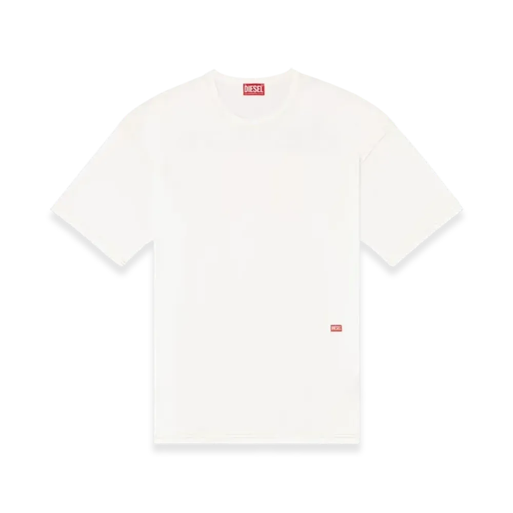 Diesel T-Boxt-R18 T-Shirt With Apple Core Print "White"