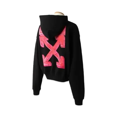 OFF-WHITE Marker Over Hoodie "Black/Pink"