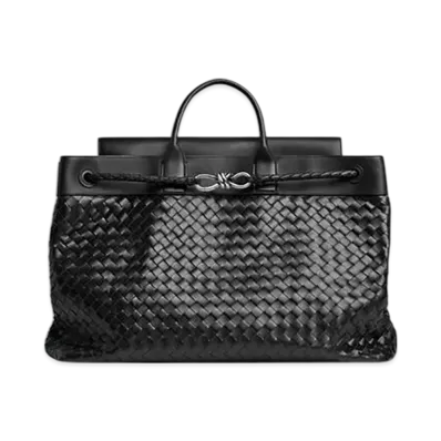 Bottega Veneta Large Andiamo Voyager "Black"