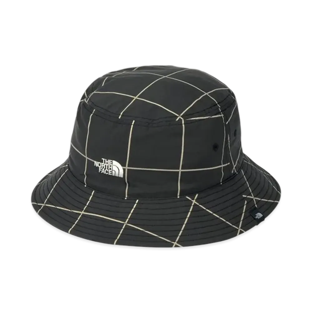 The North Face Kids Reversible Fleece Bucket Hat "Windowpane Gray"