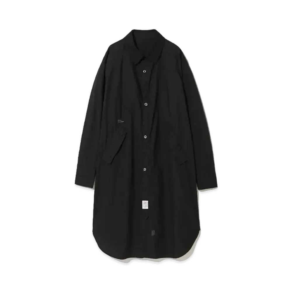 UNDERCOVER 24SS Cotton Typewriter Shirt Custom Coat "Black"