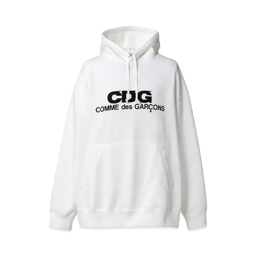 COMME des GARCONS CDG Oversized Hooded Sweatshirt "White"