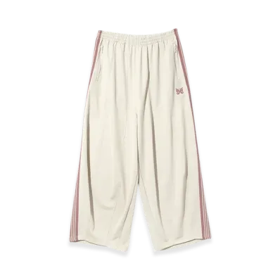 NEEDLES H.D. Track Pants Poly Smooth "Ivory"