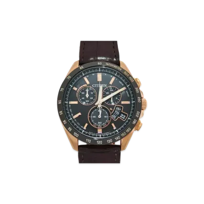 CITIZEN Eco-Drive World Time Chronograph Radio Solar "Black" BY0132-04E