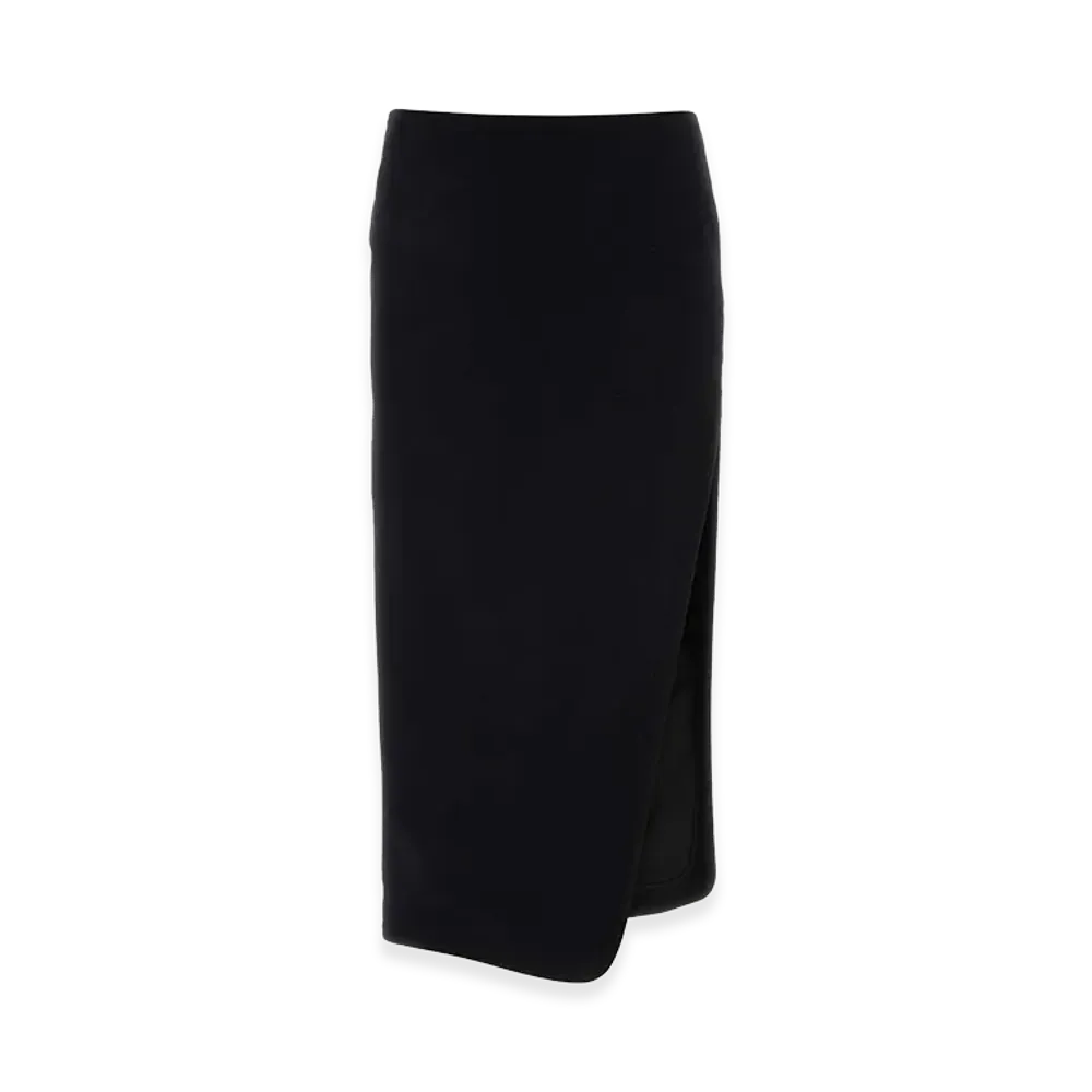 Ann Demeulemeester Women's Felt Oline Skirt "Black"