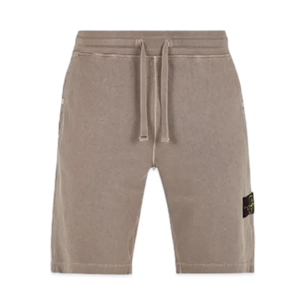 Stone Island 63460 Old Treatment Regular Fit Bermuda Shorts - 24SS "Dove Grey"
