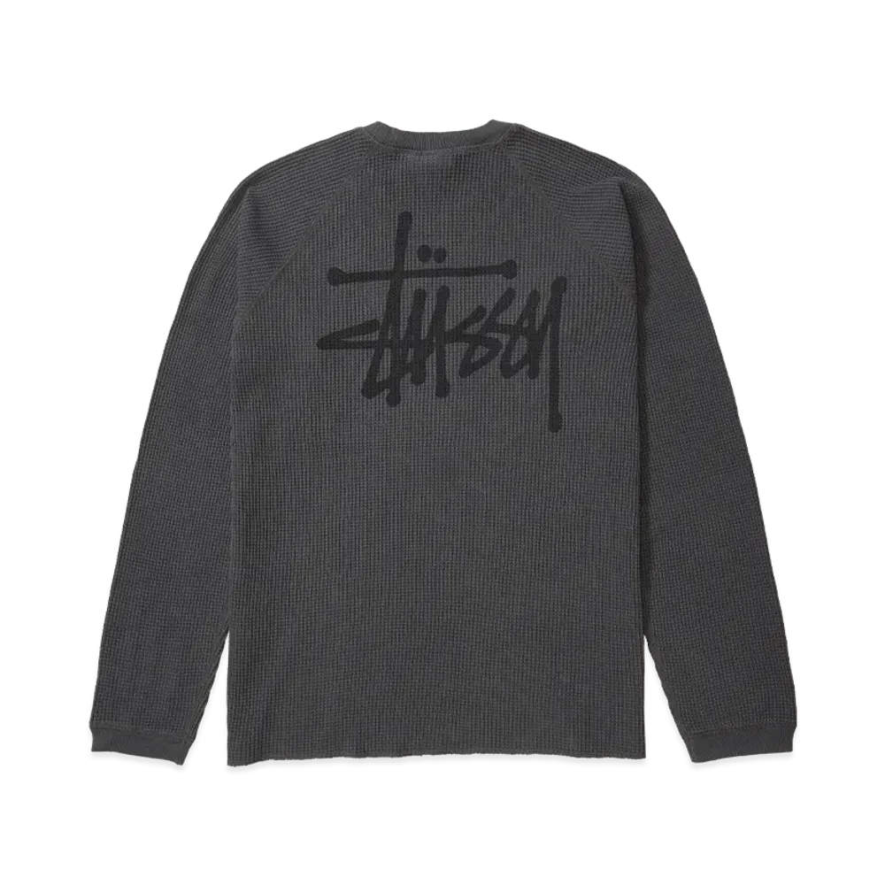 Stussy Basic Stussy Thermal "Washed Black"